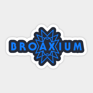 BROAXIUM LOGO-BLUE Sticker